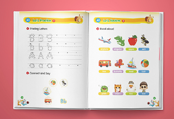 幼兒英語(yǔ)教材卡通教輔排