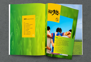 《禾苗的成長歷程》教育行業(yè)畫冊設(shè)計